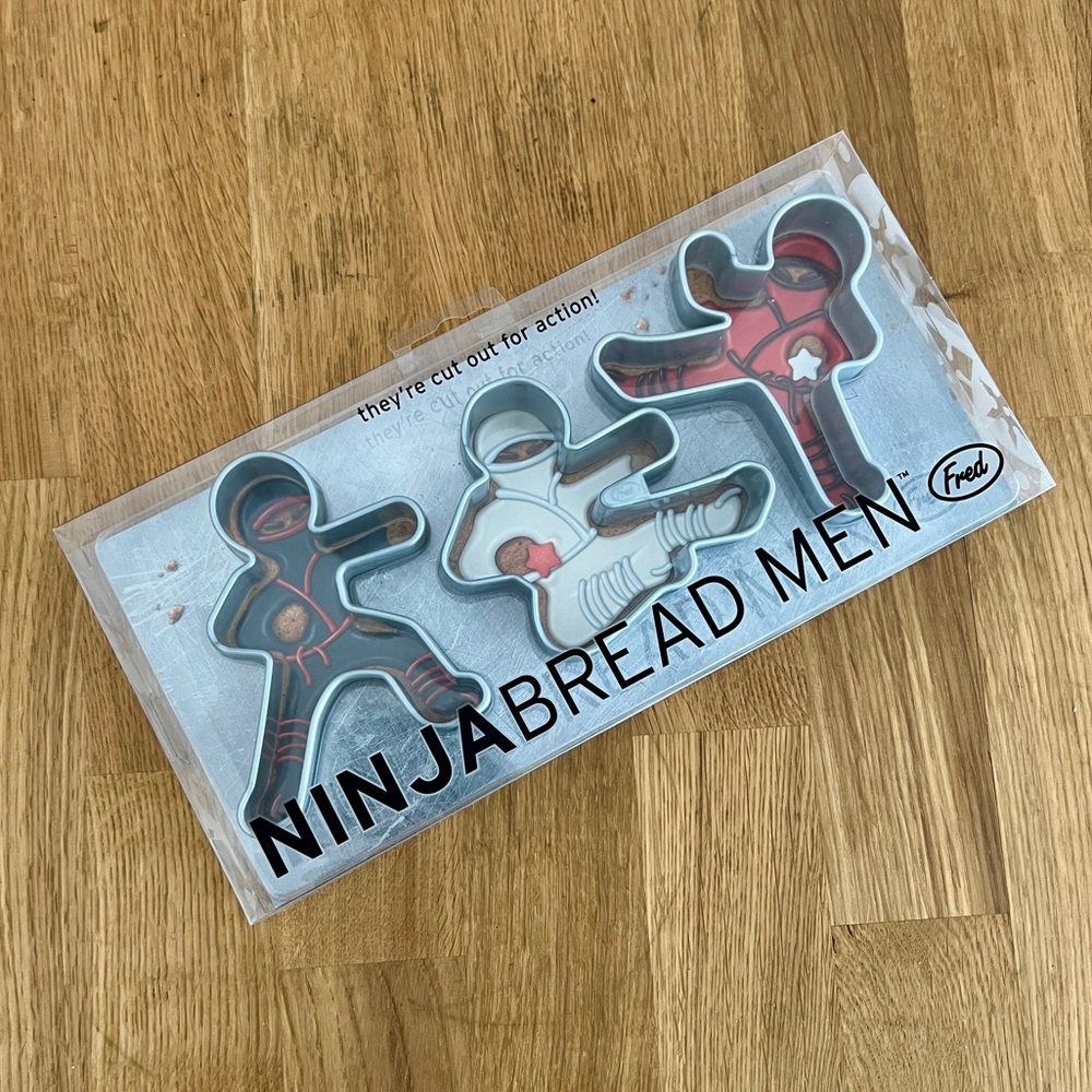 Fred Ninjabread Men Cookie Cutters New in package